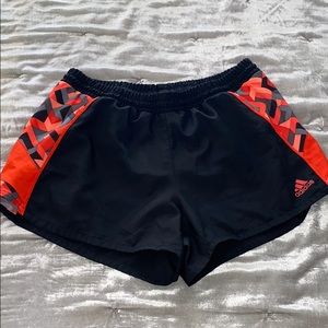 Adidas climalite running shorts.